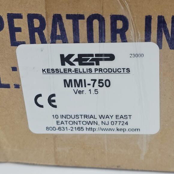 KEP Kessler-Ellis Products MMI-750 Touch Screen Interface Control Panel E7 1.6 - Picture 11 of 14